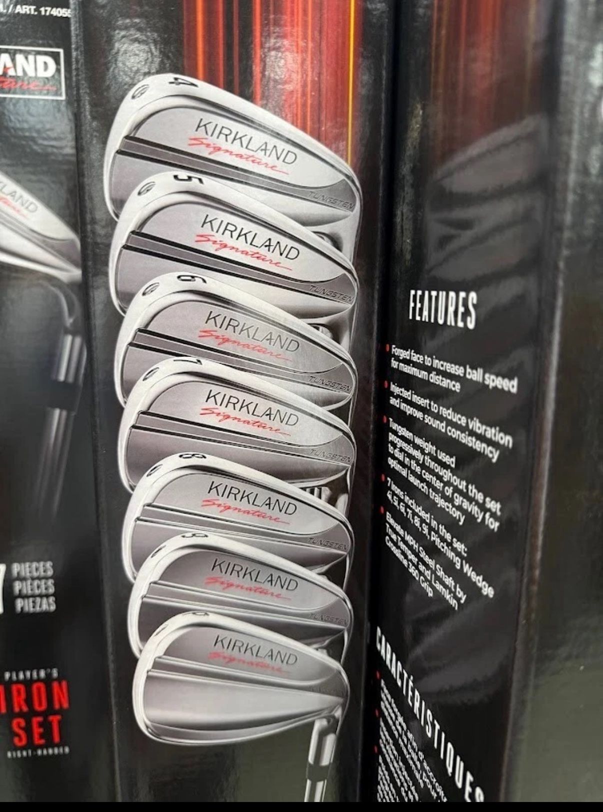 Brand New Kirkland Signsture Irons (Stiff Flex)