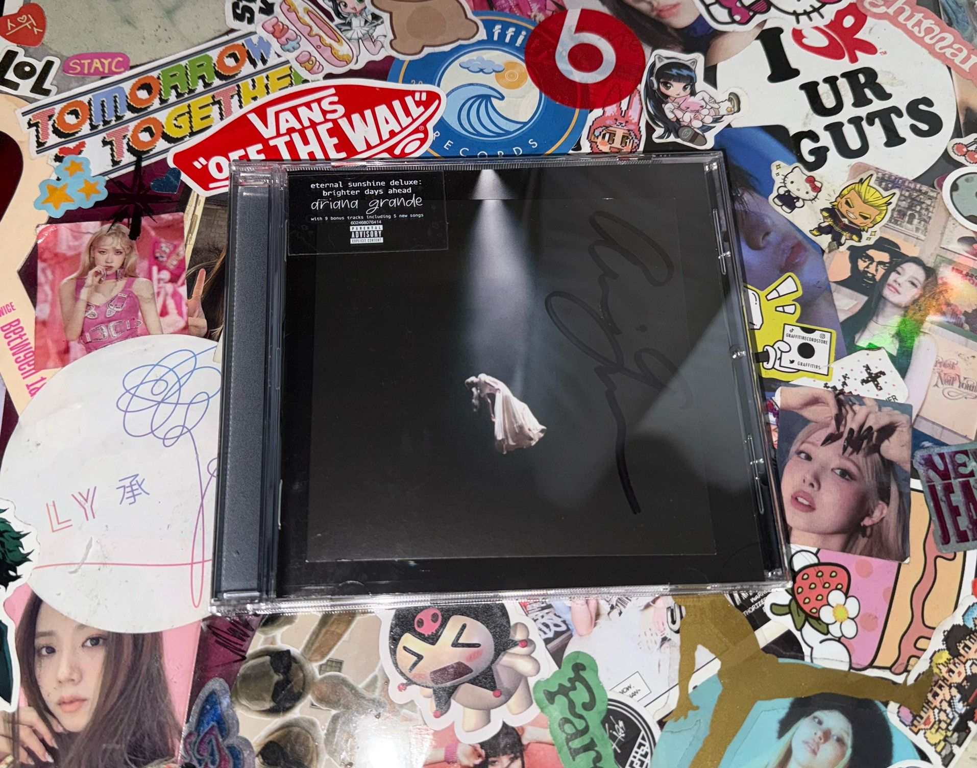 Ariana Grande - Eternal Sunshine Deluxe: Brighter Days Ahead Signed Insert