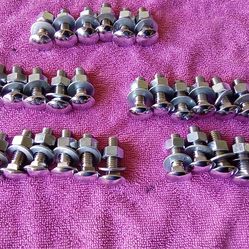67-79 Ford Trucks Rear/front Bumper Crome Bolts Parts 