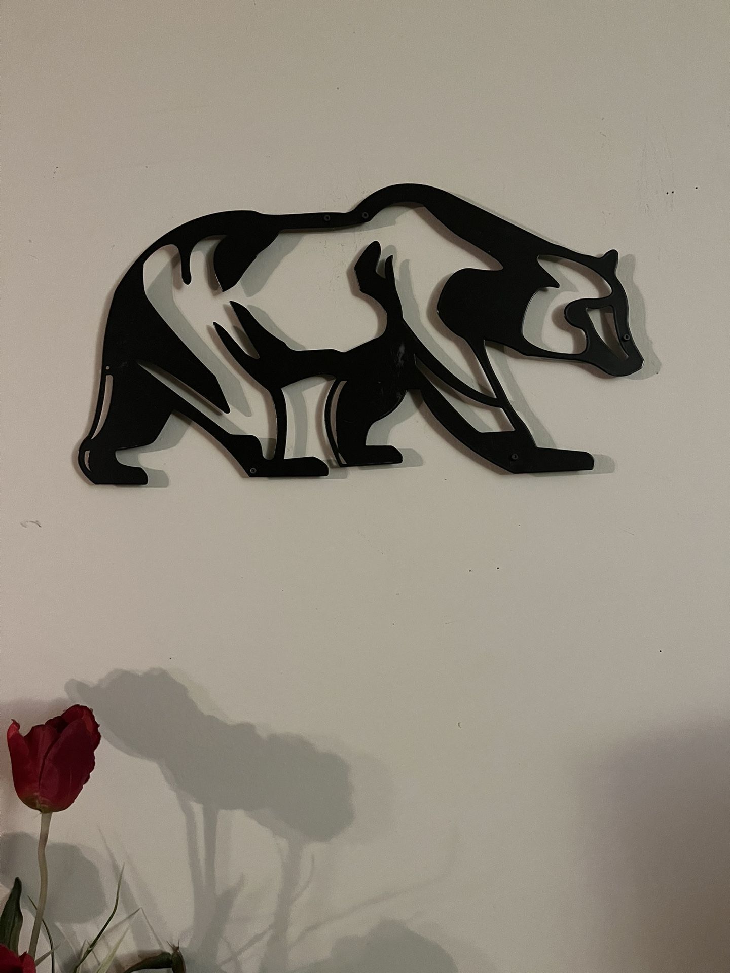 Bear Metal Wall Art