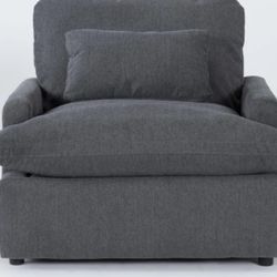 Jolene Dark Grey  Recliner Sofa 2 Piece