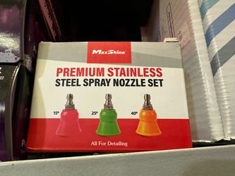 Maxshine premium stainless steel nozzle set $45 (financing available)