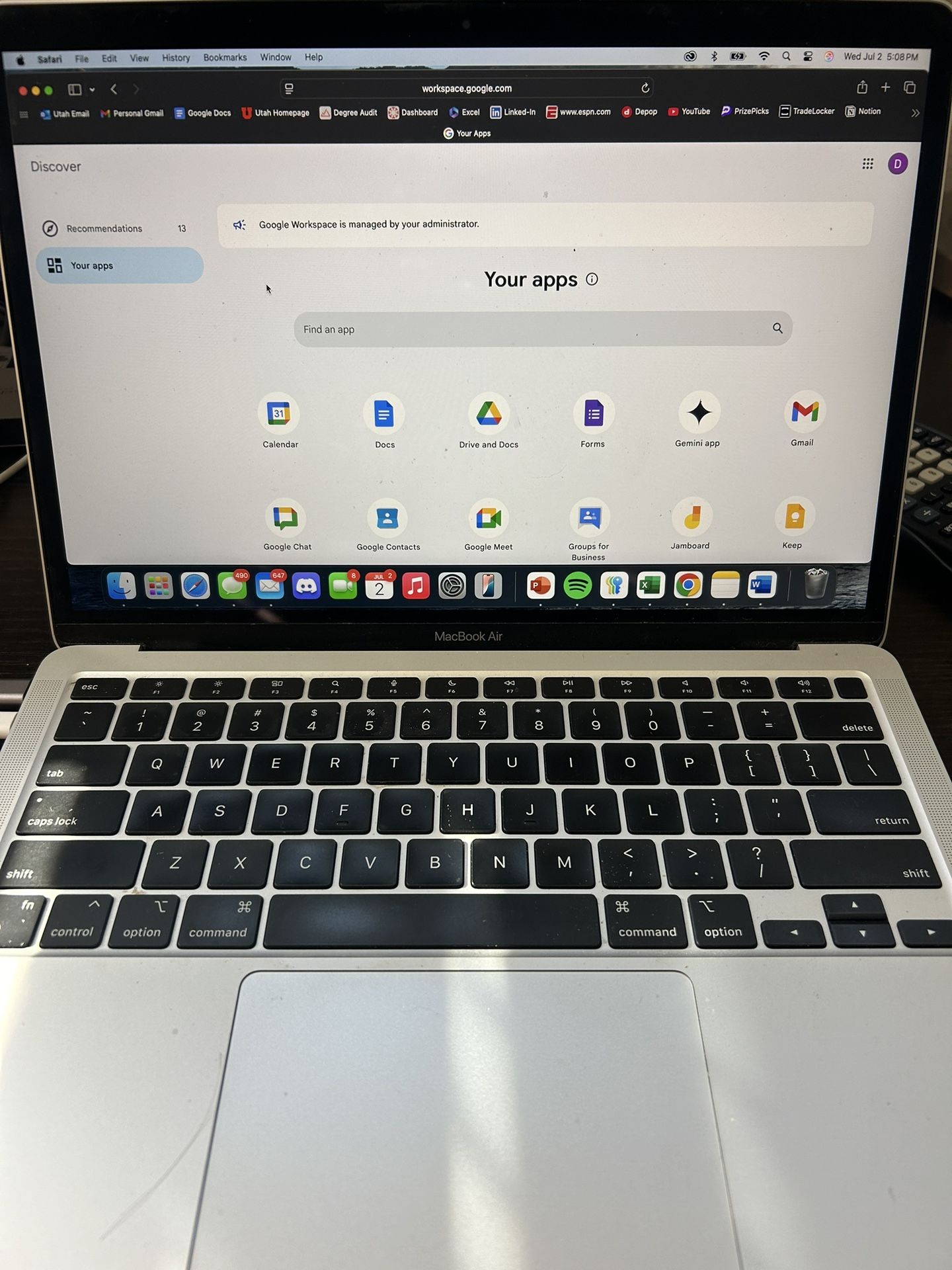 Macbook 2020 M1