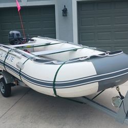 Inflatable Boat/ Motor/ Trailer