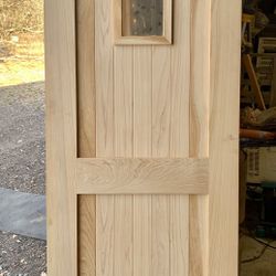 Custom Solid Cypress Door -New