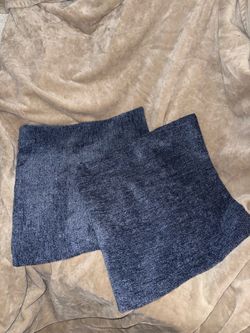 18x18 blue pillow covers