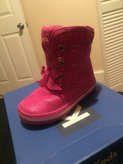 Pink Toddler Keds Boots size 5c