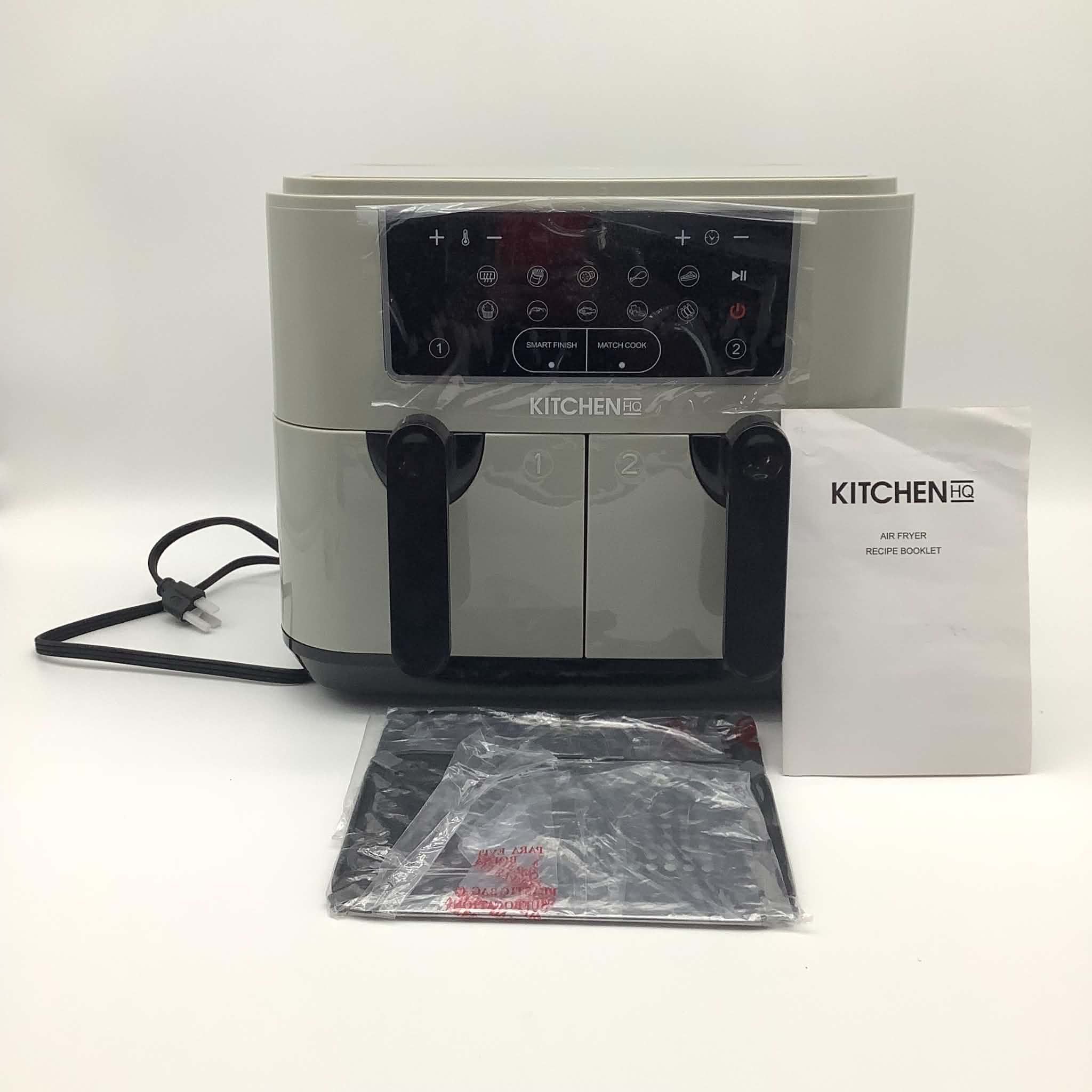 *New-Open Box* KitchenHQ 10-in-1 Dual Air Fryer