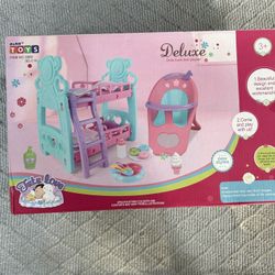 Brand New Deluxe Dolls Bunkbed Playset 