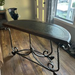 Half Moon Wall Table