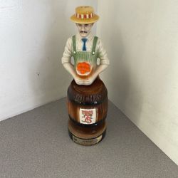 Jim Beam collectible ceramic decanter Vons 75th anniversary vintage