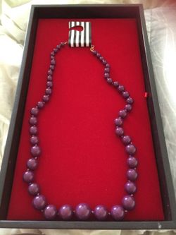 Deep purple necklace, forever 21