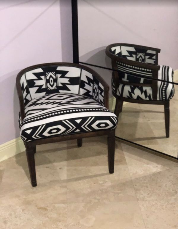 Chair Aztec Print Totally Restored D R King Furniture For Sale In Boca Raton Fl Offerup