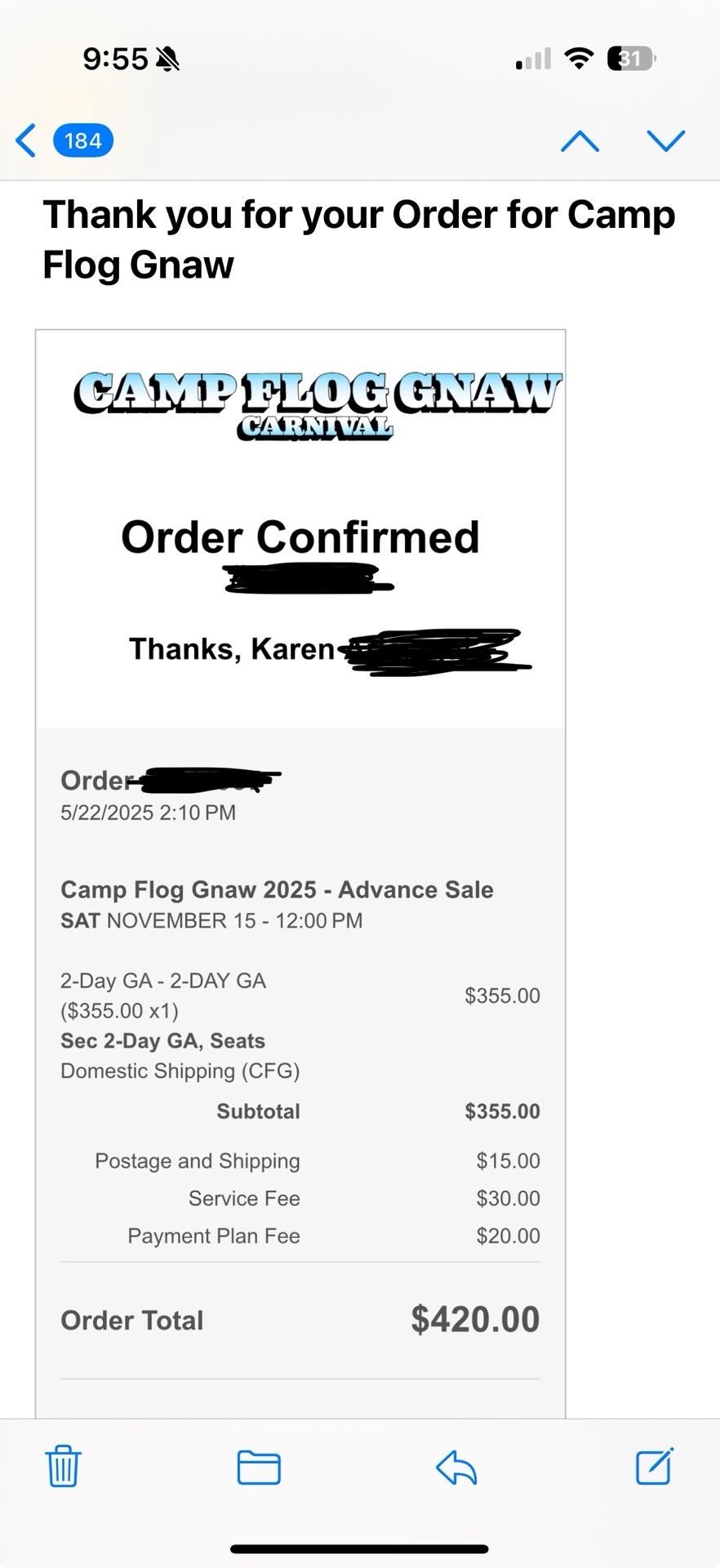 CAMP FLOG GNAW
