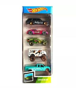 Hot Wheels Speed Blur 5 pack 71 Datsun Dodge Corkscrew Monster Dairy Custom C350