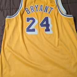 Lakers Kobe Bryant Adidas  Hardwood Classics Jersey #24 4XL