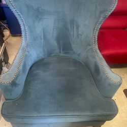 Blue Accent Chair 