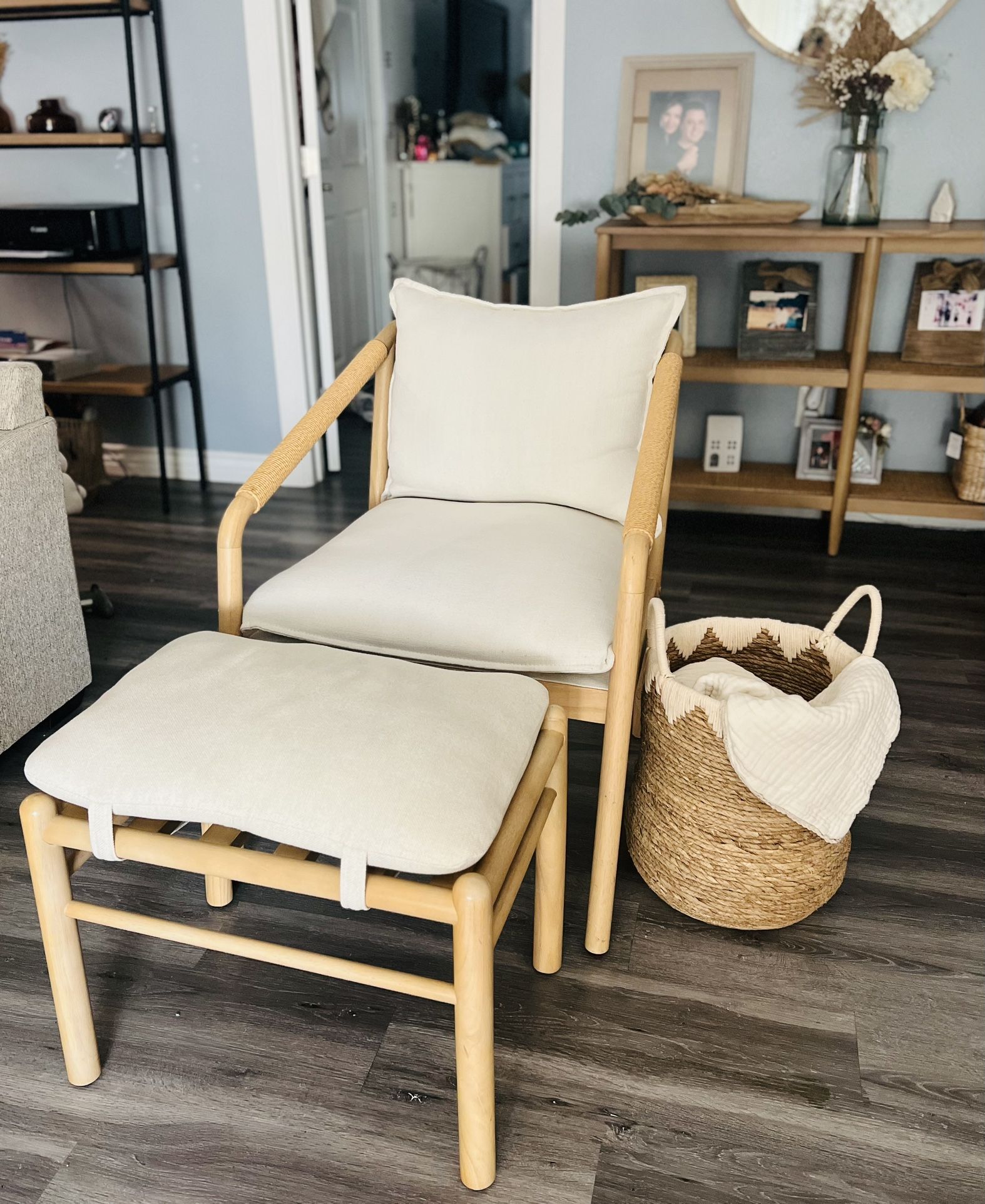 Target Ventura Upholstered Accent Chair with Wood Frame Natural - Threshold™ designed with Studio Mc