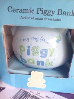 Baby Boy brand new piggy bank