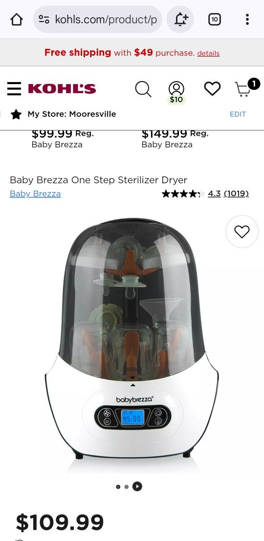 Brezza Bottle Sterilizer