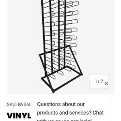 Vinyl Roll Storage Rack - 2 For Sale