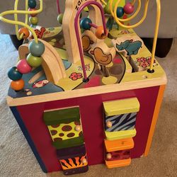 B. Toys Wooden Activity Cube