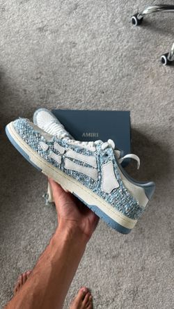 Amiri Boucle Skeleton Top Low Sz 11M
