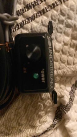Sound stream bass knob with cable
