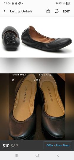 Lucky Brand Echo Ballet Flat Size 7