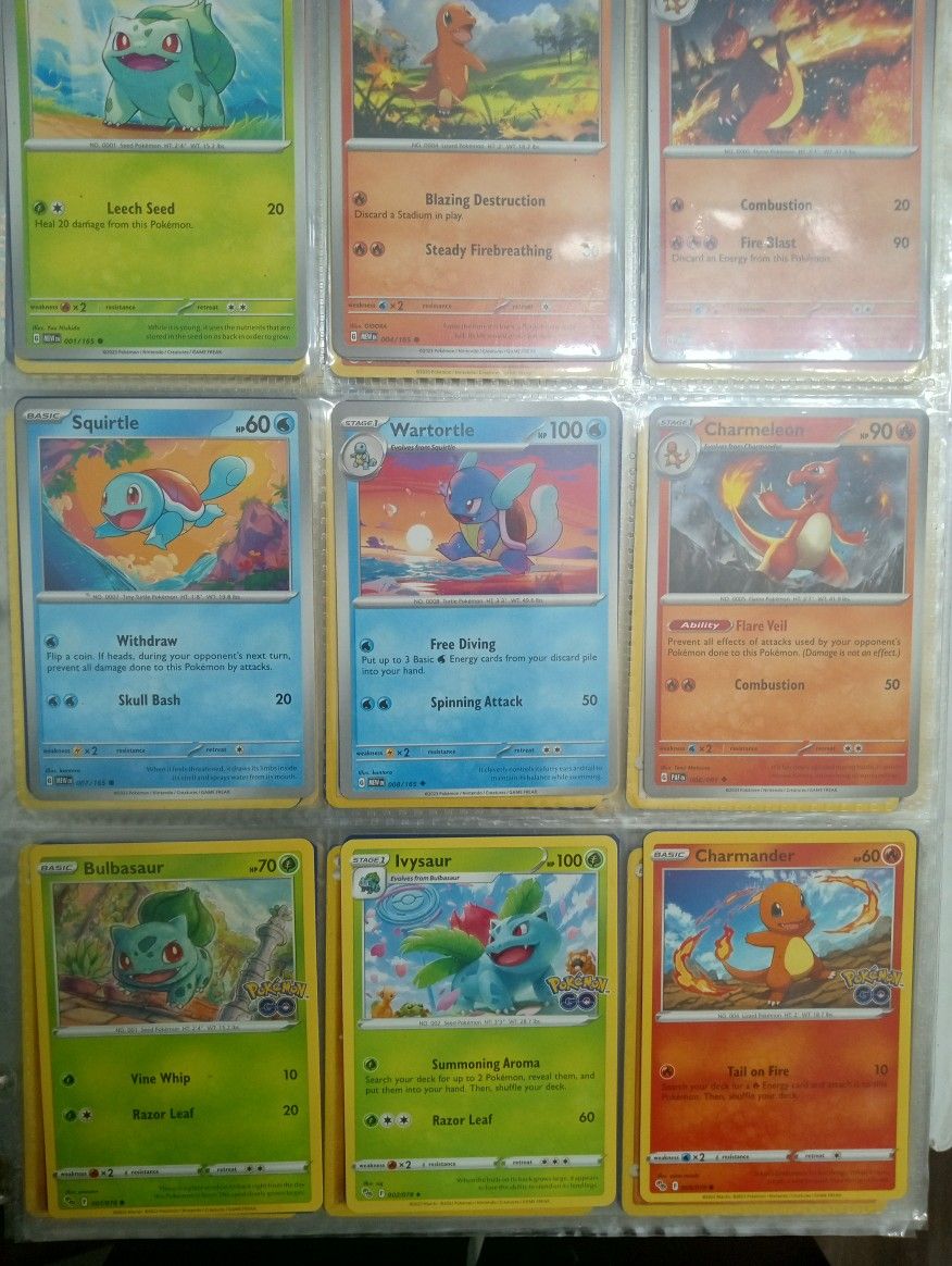 Pokemon Lot Of 107 Cards 1st Gen Mix