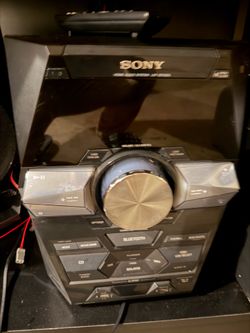 Rare Sony LBT-GPX555 Home Audio System Bluetooth LED DJ Effect CD USB Black