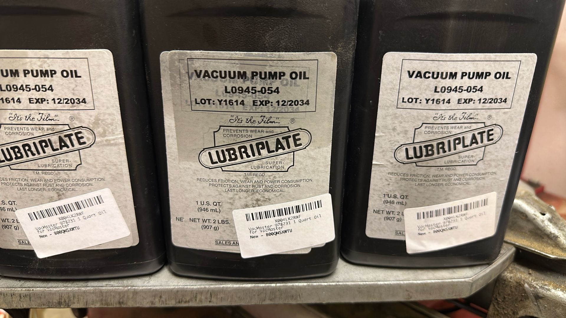 Vacuum Pump Oil $7. Quart 