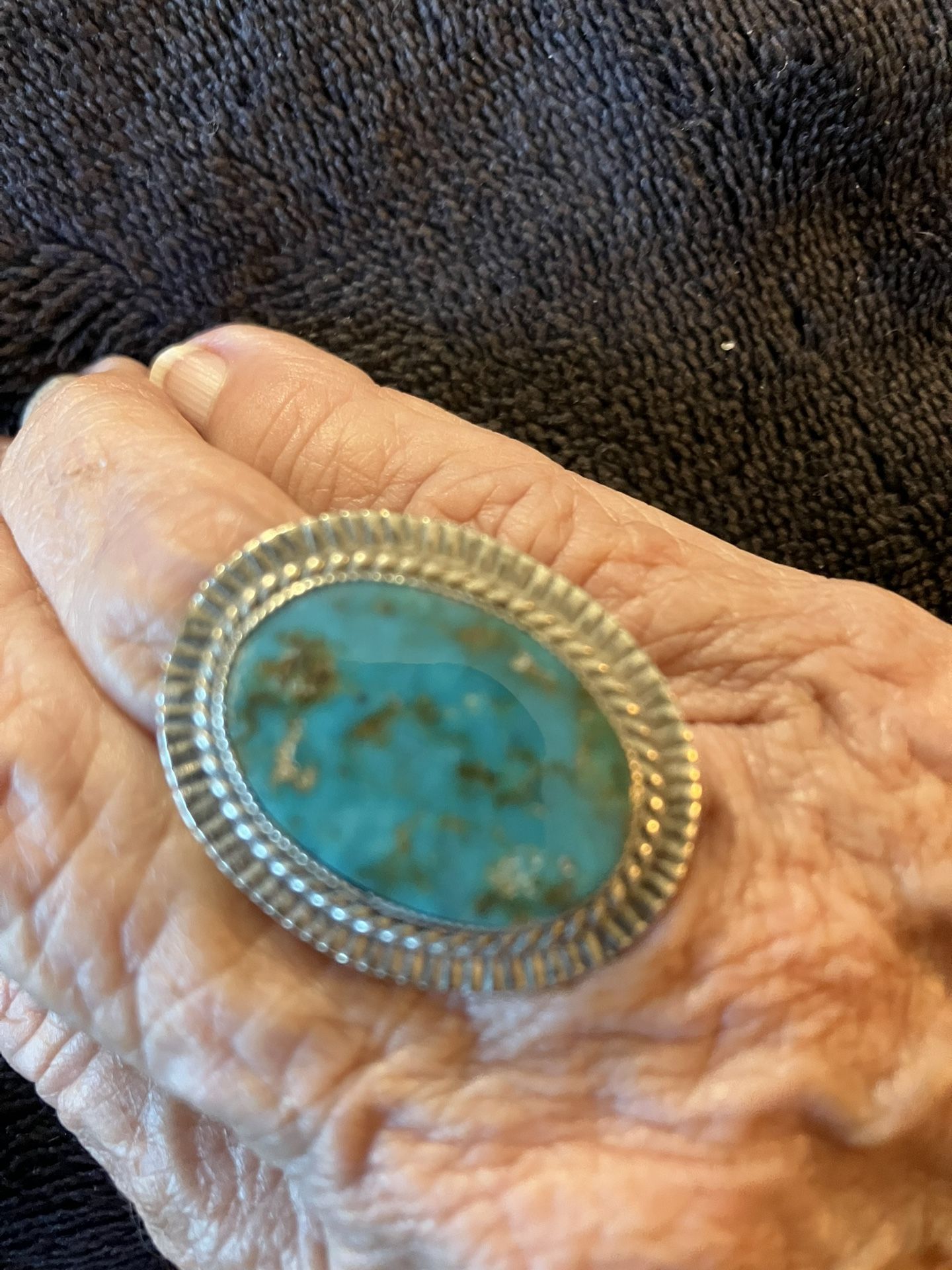 Native American Turquoise Ring From 1922