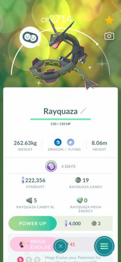 Shiny rayquaza $40