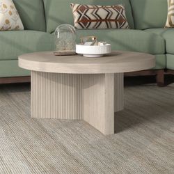 32” Wide Round Coffee Table