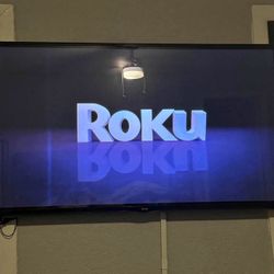 “60" LG Television W/Roku & Remote