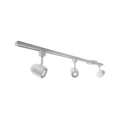 Lithonia Lighting Ostrich Egg 44.5 in. 3-Light White Integrated LED Track Lighting Kit