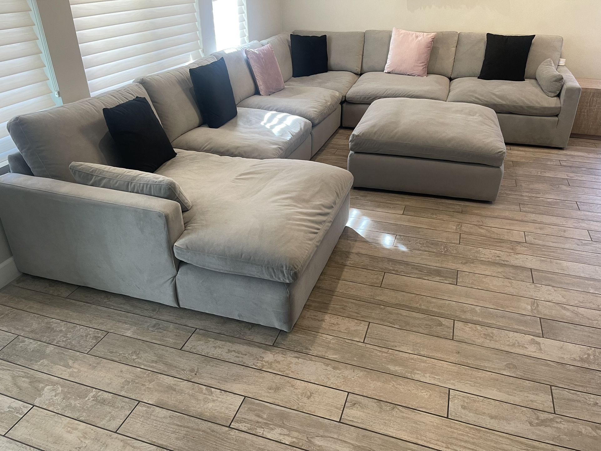 Sofa Set With End Table And Ottoman 
