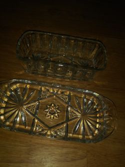 Glass Butter Dish 