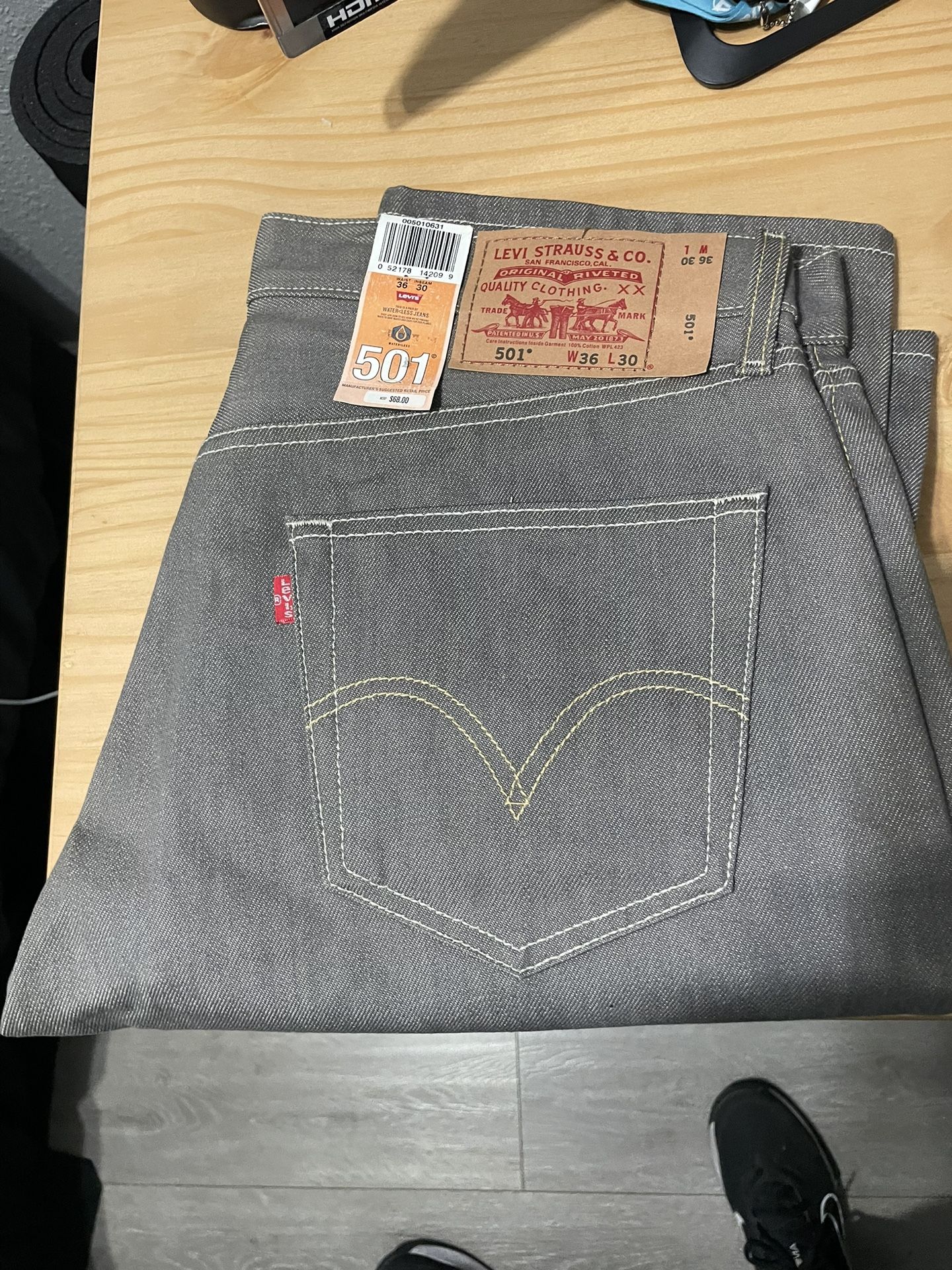 Levi’s 501 Grey 36x30