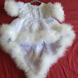 Baby White Dress $25.00