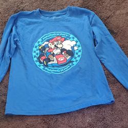 Super Mario Boys Shirt Size Small