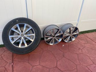 1  Tire  3  Wheels For Dodge Durango  18 “