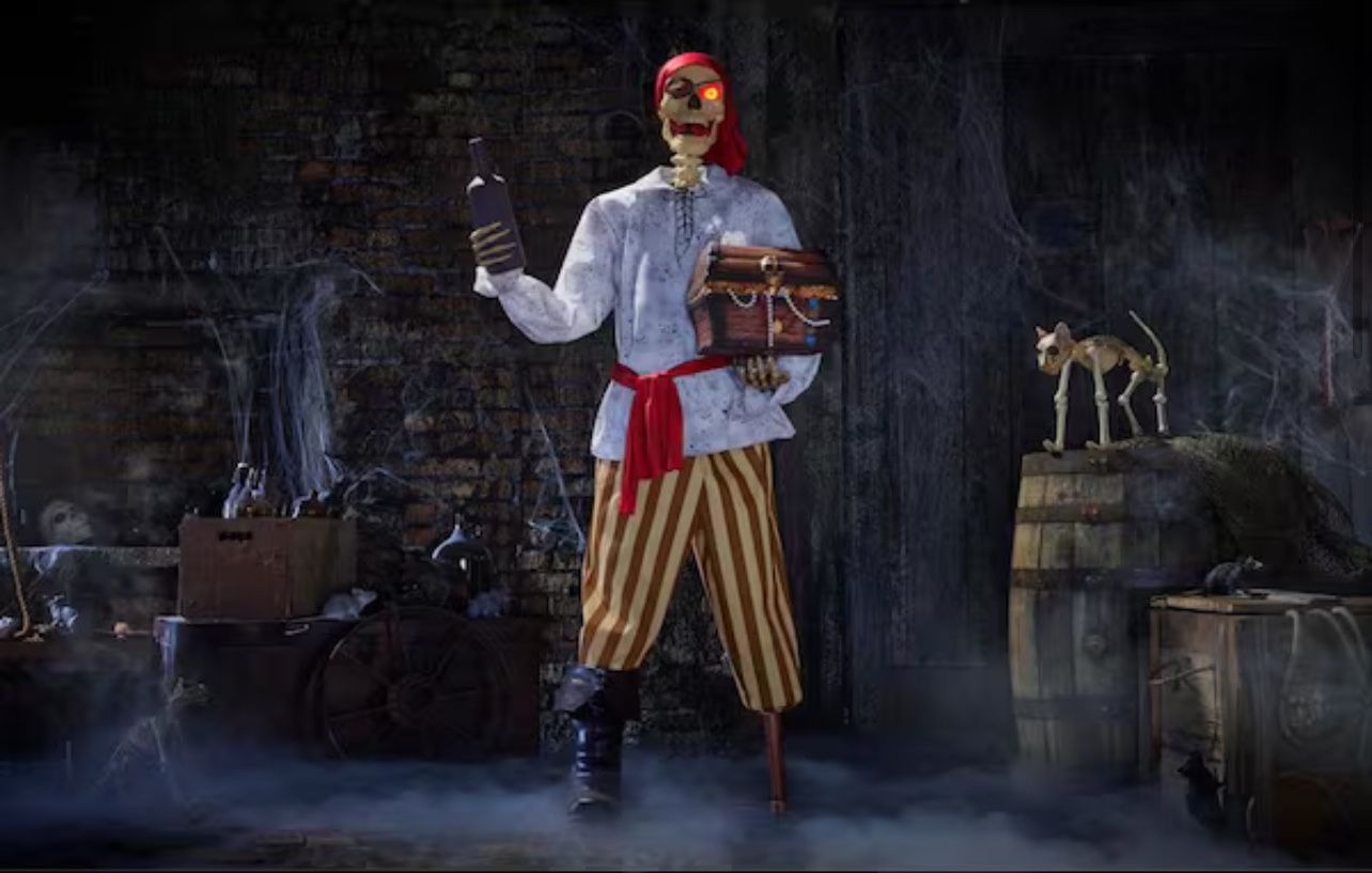 Exclusive Home Accents Holiday 6 ft. Animated LED First Mate