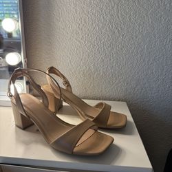A New Day Beige/Nude Heels 