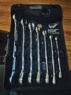 Power Torque 7 Piece Standard Ratcheting Wrench Set