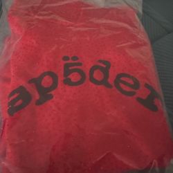 Red VVS sp5der hoodie