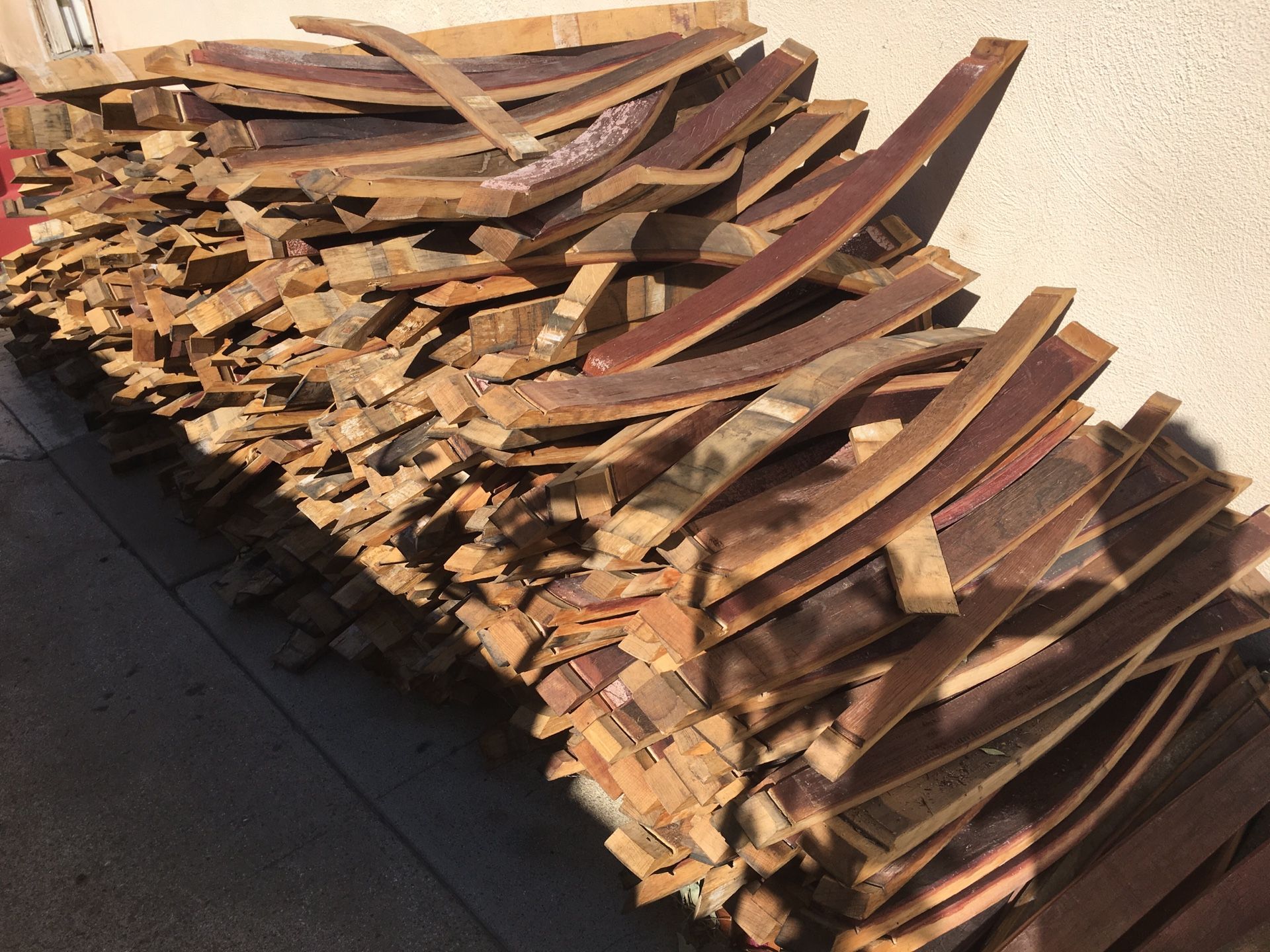 Wine Barrel Staves