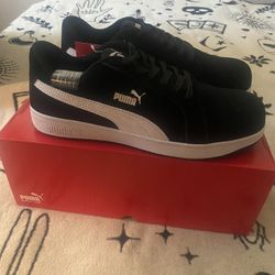 Puma Iconic Black Suede Work Shoe
