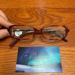 Karl Lagerfeld brown oval glasses